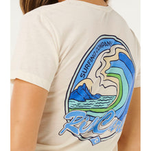 Koszulka damska RIP CURL Layday Standard Tee beżowa
