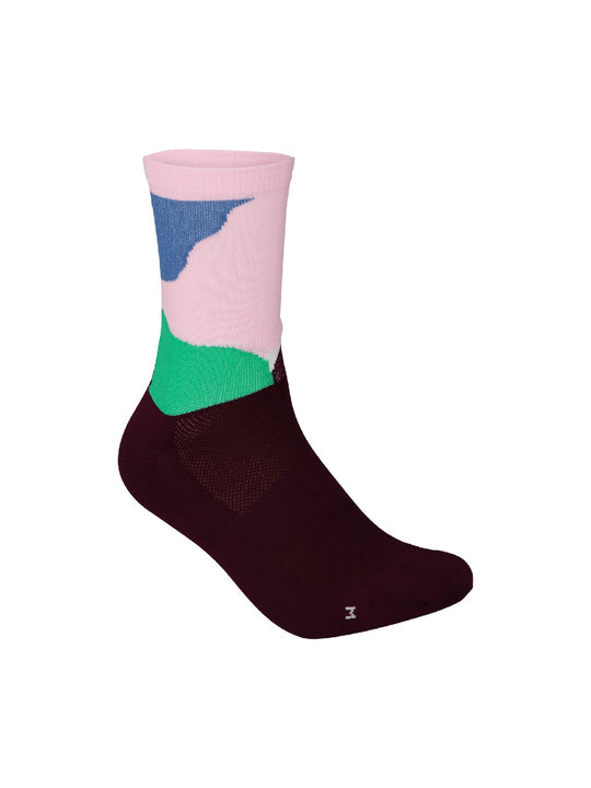 Skarpety Rowerowe POC ESSENTIAL PRINT - różowy - Adventure Sports
