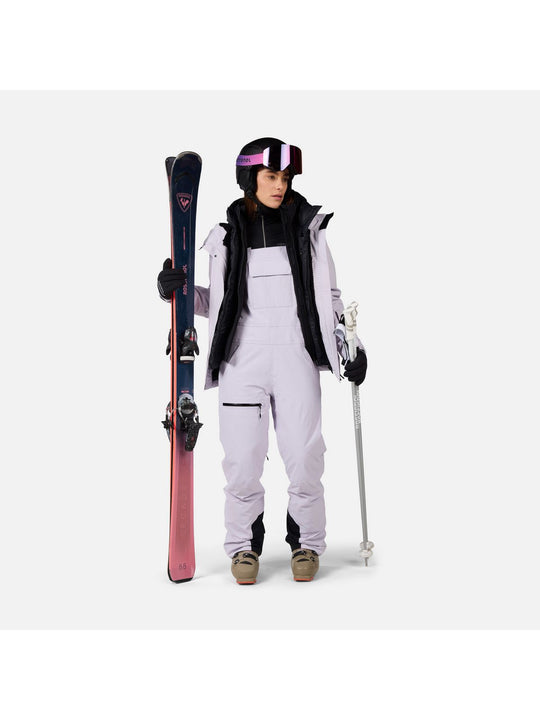 Spodnie narciarskie damskie ROSSIGNOL W Outerlimits Insulated Bib szare
