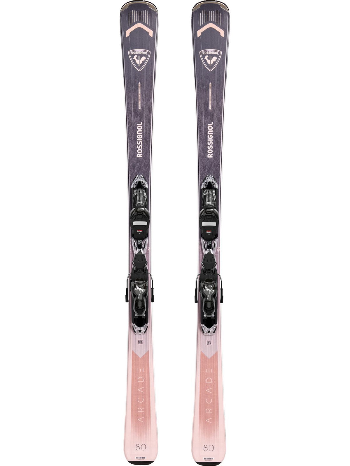 Narty damskie ROSSIGNOL Arcade W 80 + wiązania LOOK Xpress W 10 GW B83 Shiny Blk