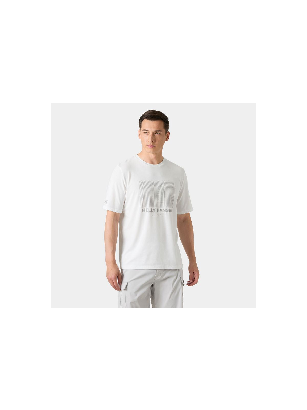 Koszulka męska HELLY HANSEN Hp Race Graphic T-Shirt biała