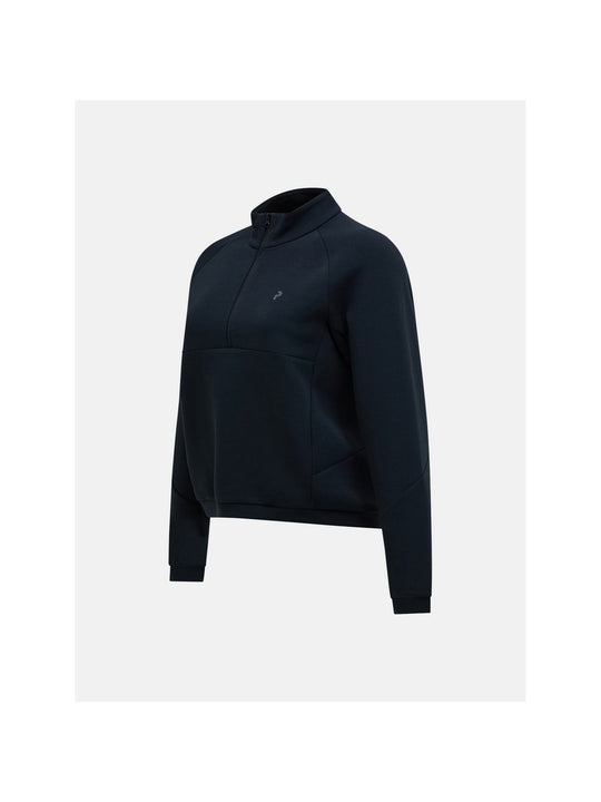 Bluza damska PEAK PERFORMANCE Sportstech Half Zip czarna
