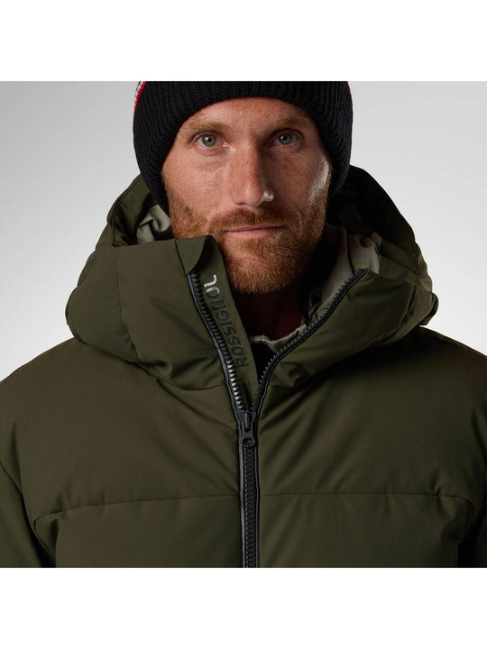 Kurtka narciarska męska ROSSIGNOL M Snowblaze Down Bomber Jacket zielona
