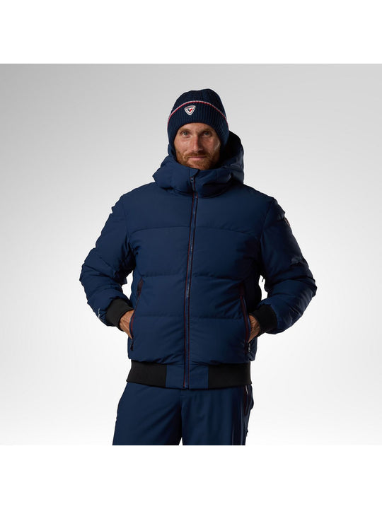 Kurtka narciarska męska ROSSIGNOL M Snowblaze Down Bomber Jacket niebieska
