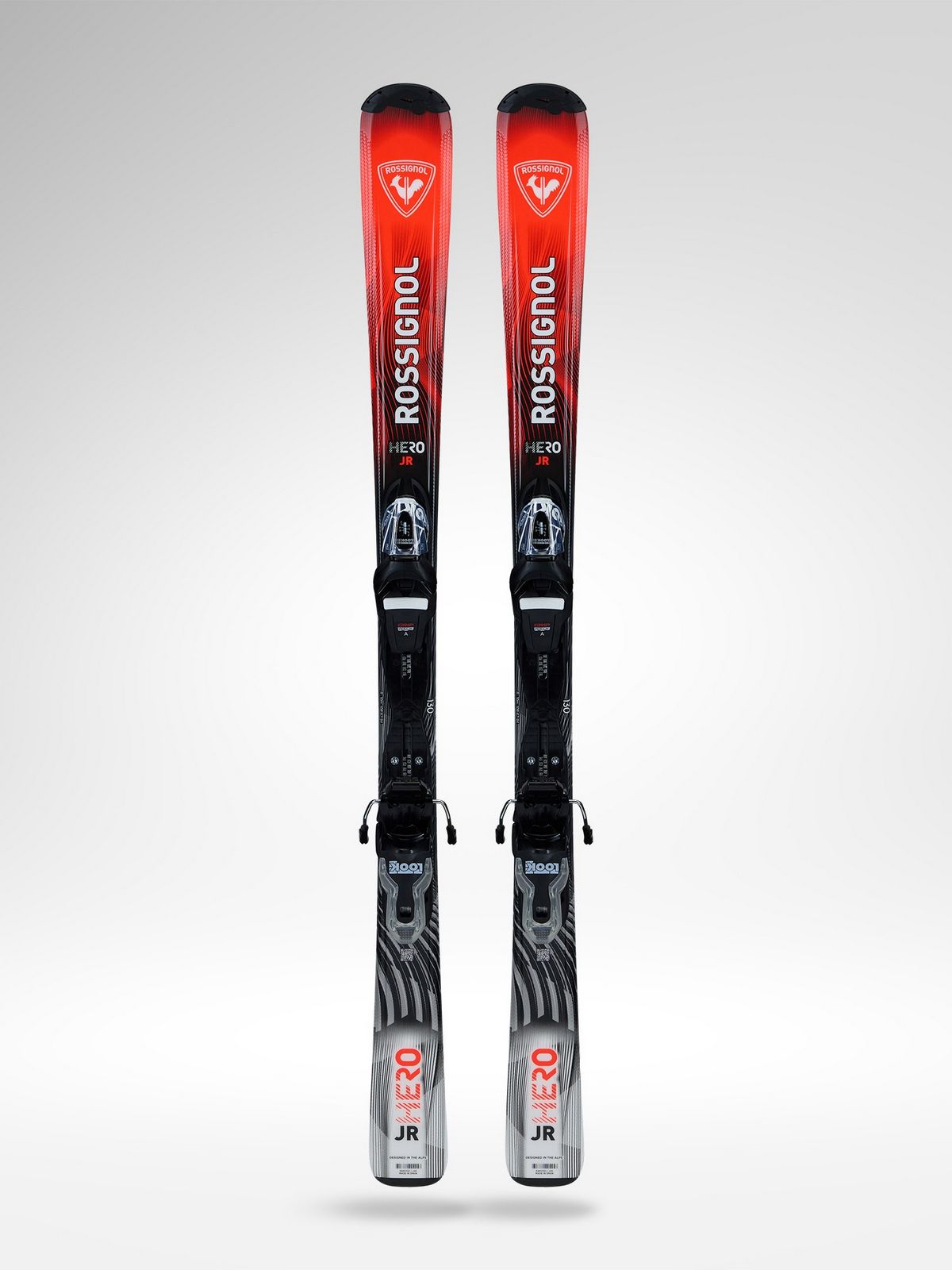 Narty dla dzieci ROSSIGNOL Hero Jr 130-150 + wiązania LOOK Xpress 7 Gw B83 Black