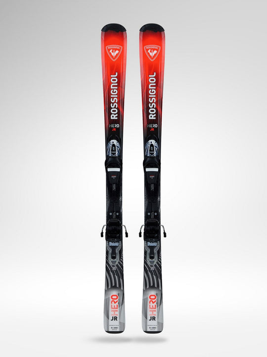 Narty dla dzieci ROSSIGNOL Hero Jr 130-150 + wiązania LOOK Xpress 7 Gw B83 Black
