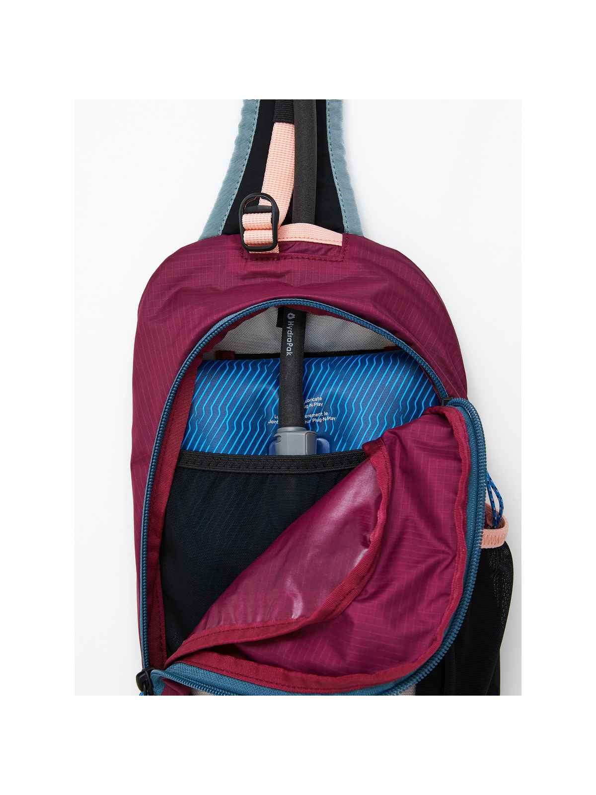 Nerka PEAK PERFORMANCE Outdoor Slingbag bordowy