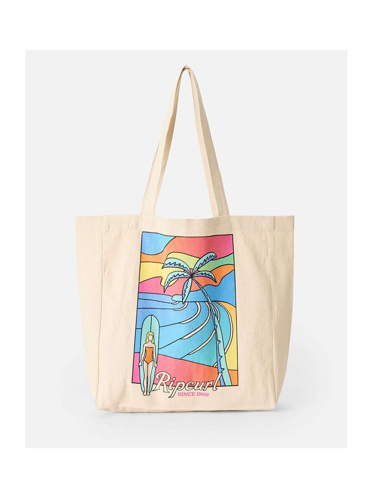 Torebka damska RIP CURL Custom Desto 20L Tote beżowa