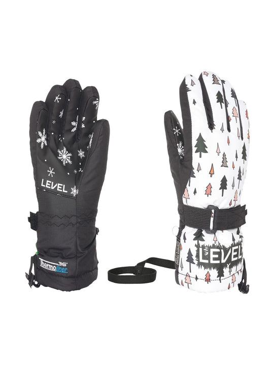 Rękawice narciarskie dziecięce LEVEL Junior biały
