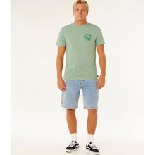Koszulka męska RIP CURL Keep On Trucking Ss Tee zielona

