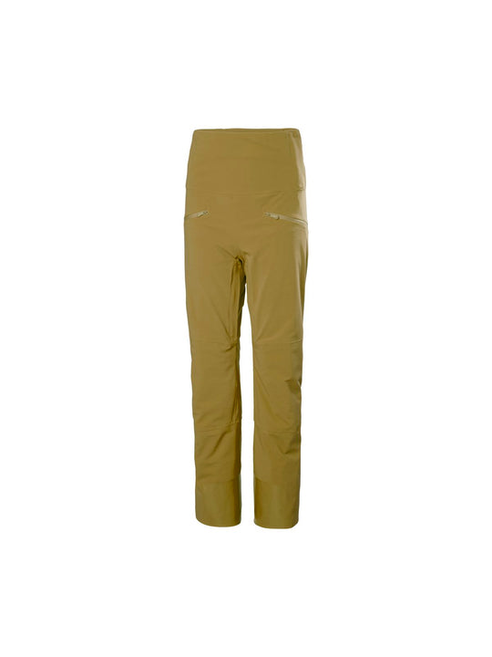 Spodnie narciarskie damskie HELLY HANSEN W ALPHELIA HI WAIST INS PANT brązowe
