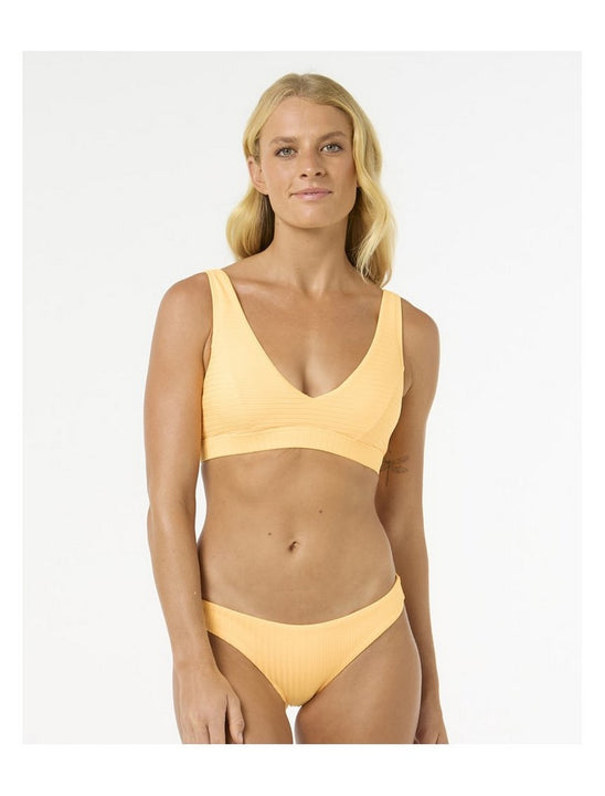 Stanik kąpielowy RIP CURL Premium Surf D-Dd Deep V żółty
