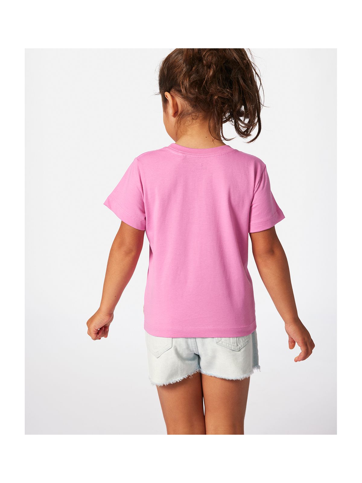 Koszulka RIP CURL Rainbow Logo/Desto Tee-Girl różowy