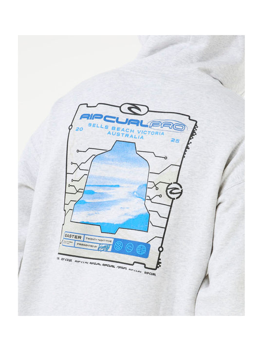 Bluza RIP CURL Rip Curl Pro 25 Event Hood szary
