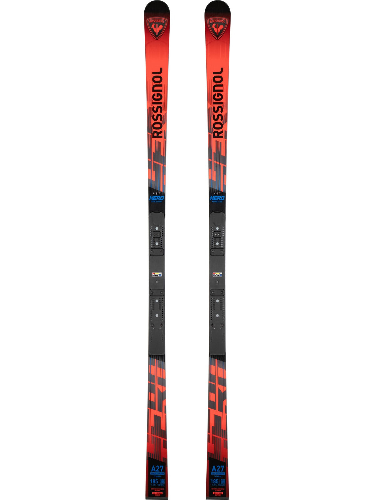 Narty ROSSIGNOL HERO Athlete GS 185 R22 + wiązania LOOK SPX15 Rockerace