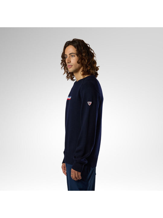 Sweter męski ROSSIGNOL M Odysseus Crew Merino Sweater czarny
