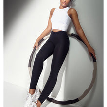 Legginsy damskie z wysoką talią CASALL Overlap High Waist Tights czarny
