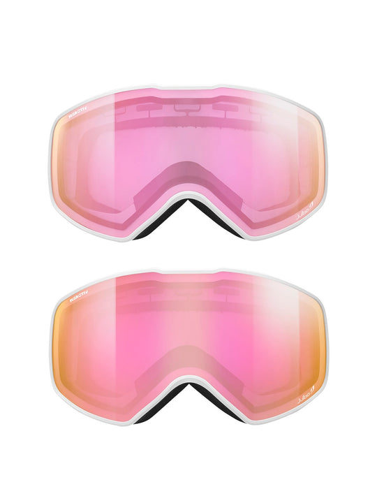 Gogle narciarskie JULBO Cyclon białe fotochrom Cat 1-3 hi-contrast
