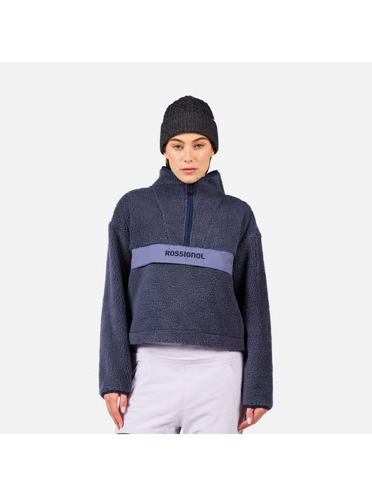 Bluza damska ROSSIGNOL W ALLTRACK HZ FLEECE niebieska
