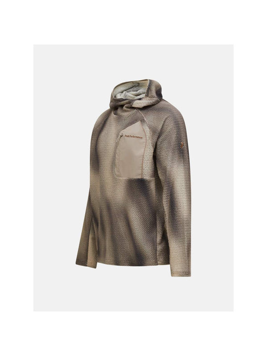 Bluza męska PEAK PERFORMANCE Freelight AOP Polartec Alpha Hood beżowa
