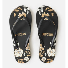 Japonki plażowe damskie RIP CURL Mixed Bloom Open Toe czarne
