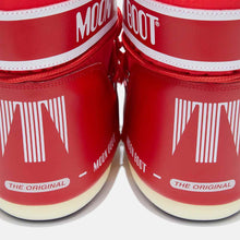 Buty zimowe damskie MOON BOOT Icon Low Nylon czerwone
