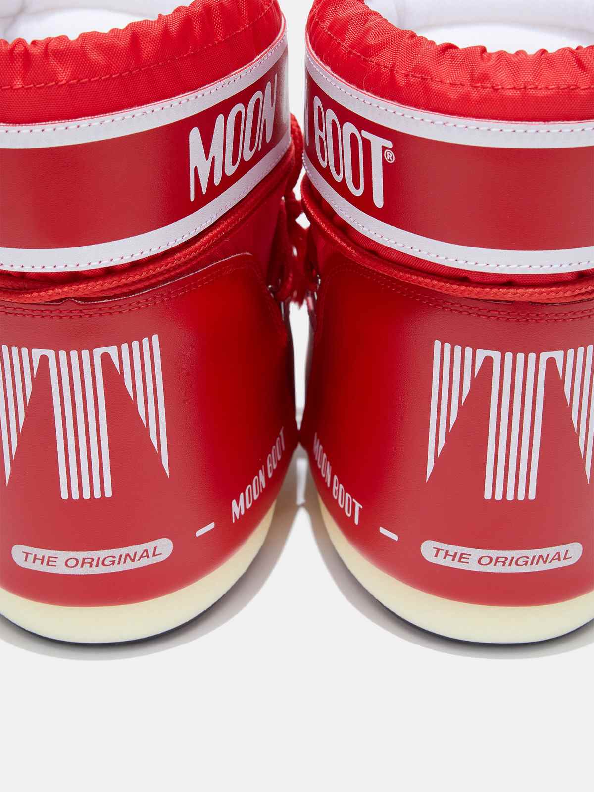 Buty zimowe damskie MOON BOOT Icon Low Nylon czerwone