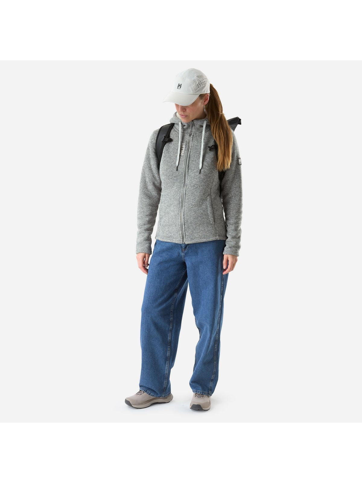 Bluza damska MILLET W Chamonix Knitwarm Hoodie W szara