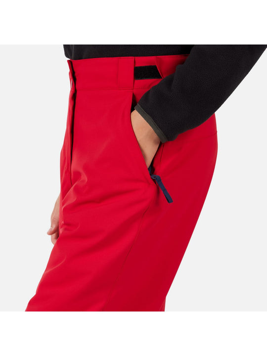 Spodnie narciarskie dziecięce ROSSIGNOL Girl Insulated Ski Pant czerwone
