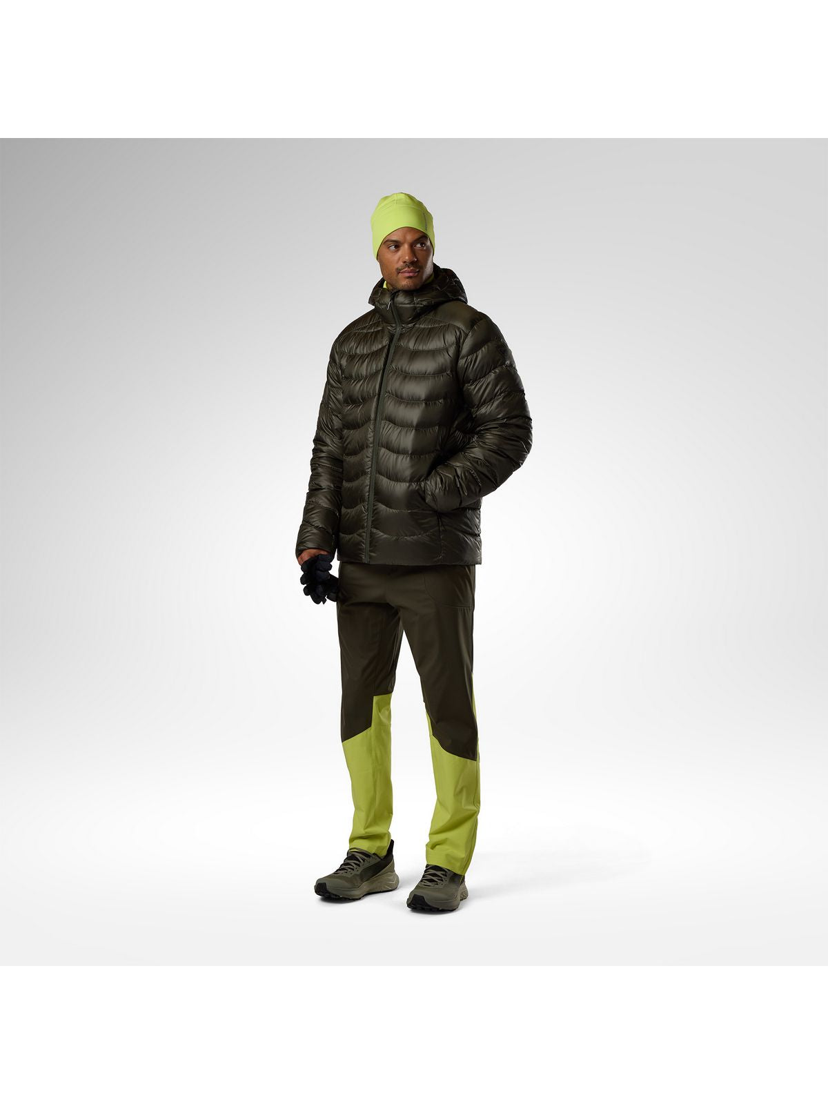 Kurtka puchowa męska ROSSIGNOL M Verok Down Hoodie Jacket zielona