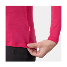 Bielizna termiczna damska HELLY HANSEN W HH DURAWOOL CREW LS różowa
