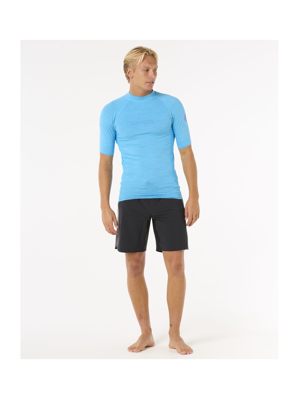Lycra kąpielowa męska RIP CURL Dawn Patrol Upf Perf S/S niebieska