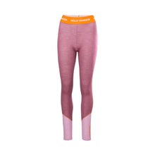 Bielizna termiczna damska HELLY HANSEN W LIFA MERINO MIDWEIGHT PANT fioletowa
