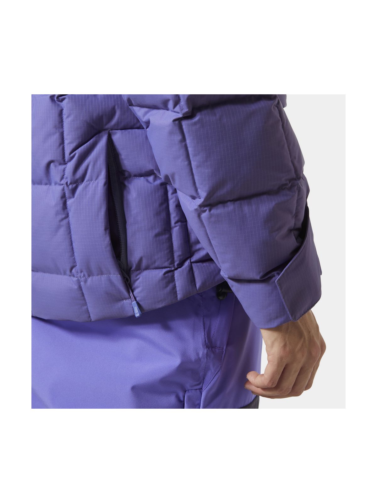 Kurtka narciarska damska HELLY HANSEN W EMIKO RIDABLE PUFFY JACKET fioletowa