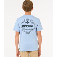 Koszulka dziecięca RIP CURL STAPLE TEE - BOY niebieska
