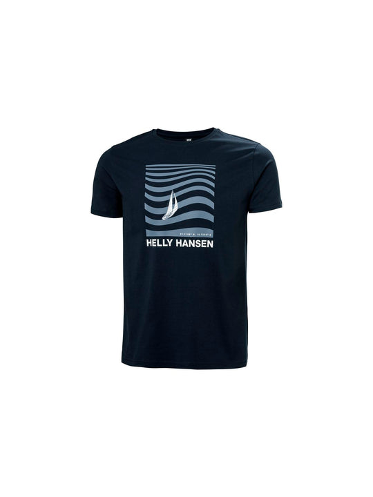 Koszulka HELLY HANSEN SHORELINE T-SHIRT 3. granatowy - Adventure Sports
