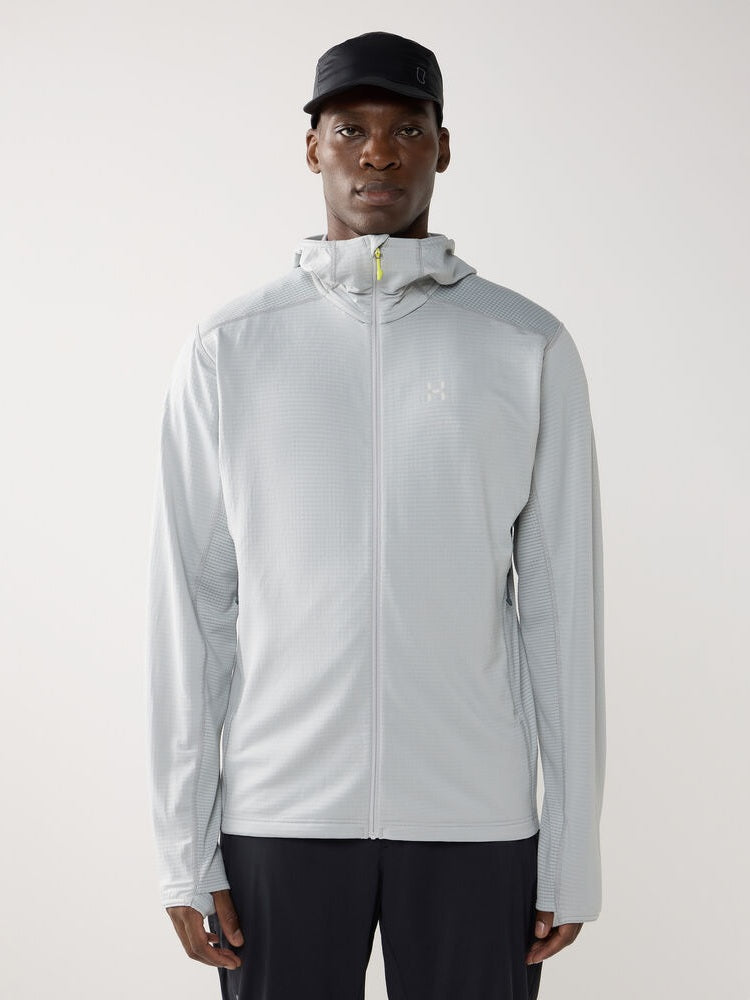 Bluza techniczna z kapturem męska HAGLÖFS L.I.M Mid Multi II Hood Stone Grey
