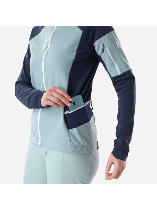 Kurtka damska MILLET W Pierra Ment Hoodie W niebieska
