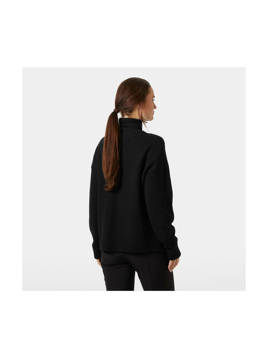 Sweter damski HELLY HANSEN W Bliss Ski Knit Sweater czarny
