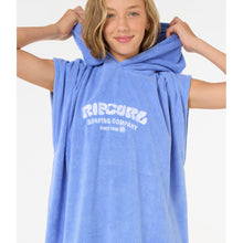 Ponczo plażowe dziewczęce RIP CURL Classic Surf Hooded Towel-Girl niebieskie

