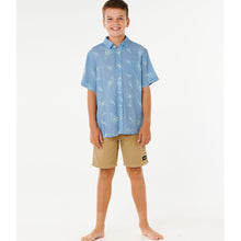 Koszula chłopięca RIP CURL Eternal Shred Ss Shirt-Boy niebieska
