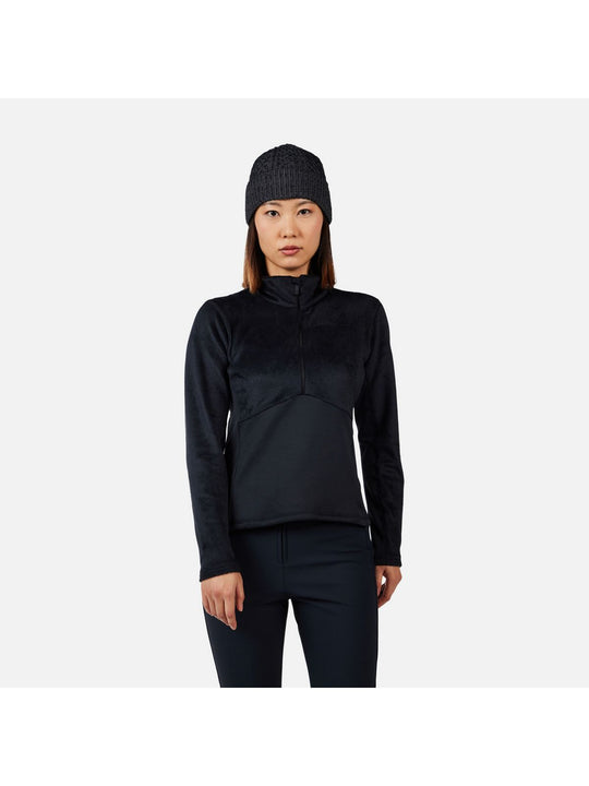 Bluza damska ROSSIGNOL W DIRETTA HZ FLEECE czarna
