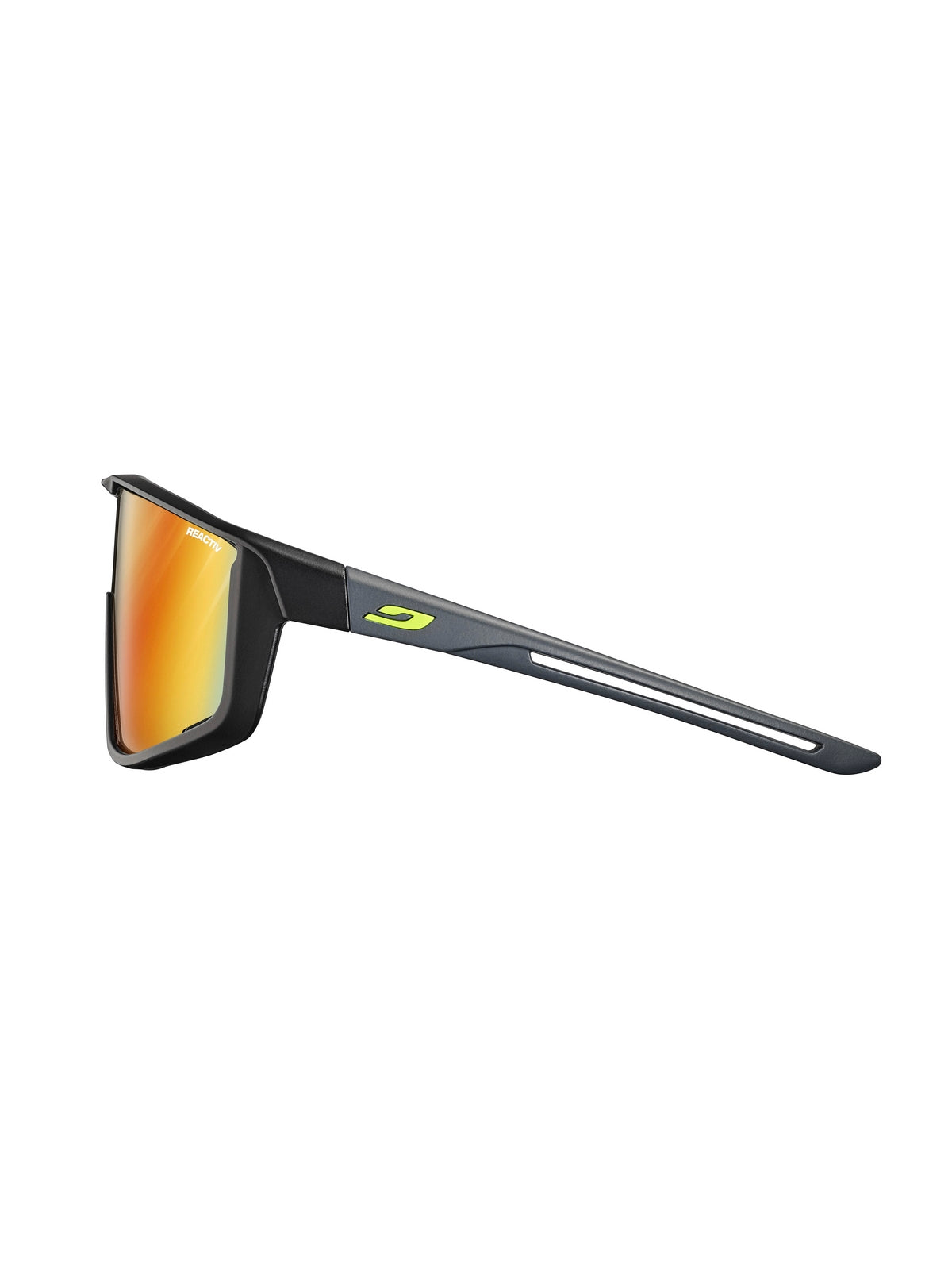 Okulary fotochromowe juniorskie Julbo Fury S -  czarny/szary | Reactiv Light Amplifier cat 1-3
