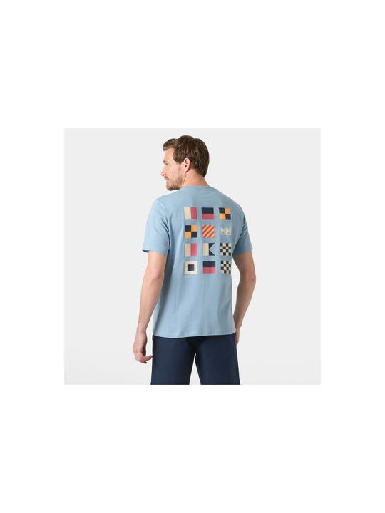 Koszulka męska HELLY HANSEN Shoreline T-Shirt 3.0 niebieska
