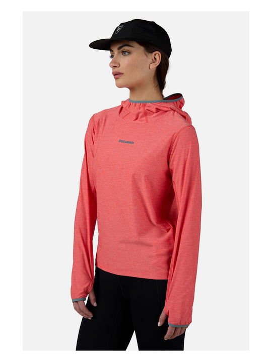 Bluza damska ROSSIGNOL W Westweg Sun Hoodie różowa - Adventure Sports
