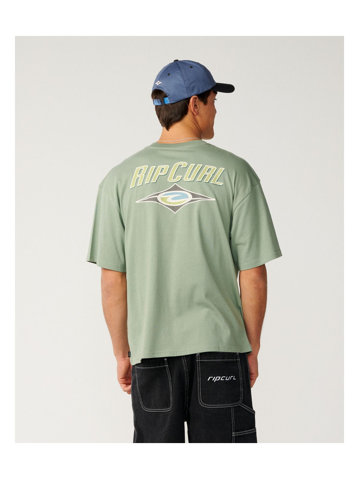Koszulka męska RIP CURL Heritage Icon Tee zielona
