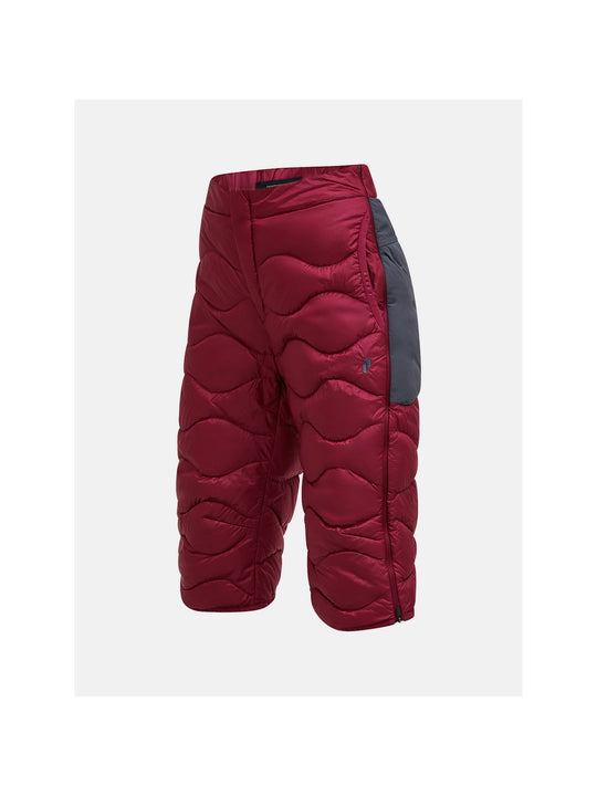 Szorty PEAK PERFORMANCE W Helium Down Shorts bordowy
