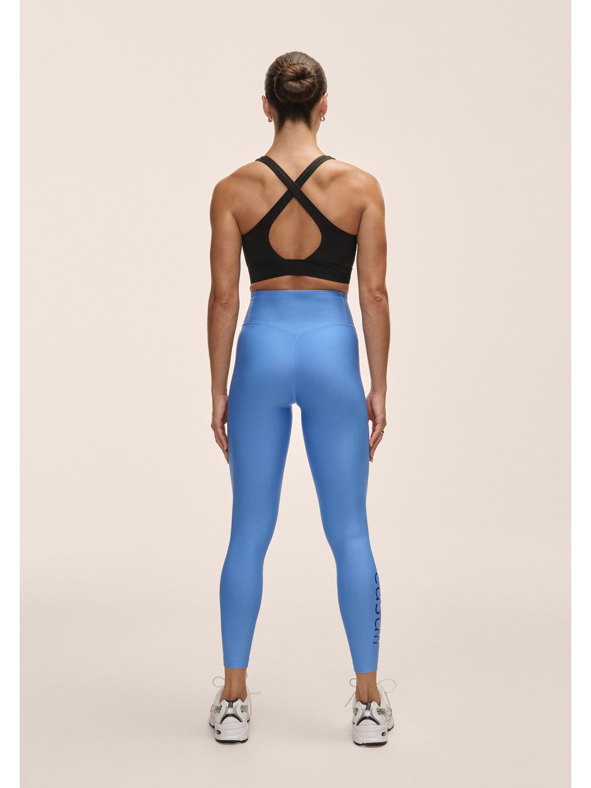 Legginsy damskie Casall Graphic High Waist Tights niebieski