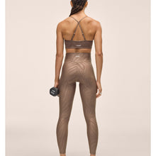 Legginsy damskie CASALL Heat Printed High Waist Tights kolor brązowy
