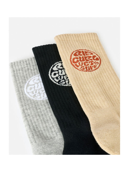Skarpety męskie RIP CURL Wetty Crew Sock 3-Pk zielone
